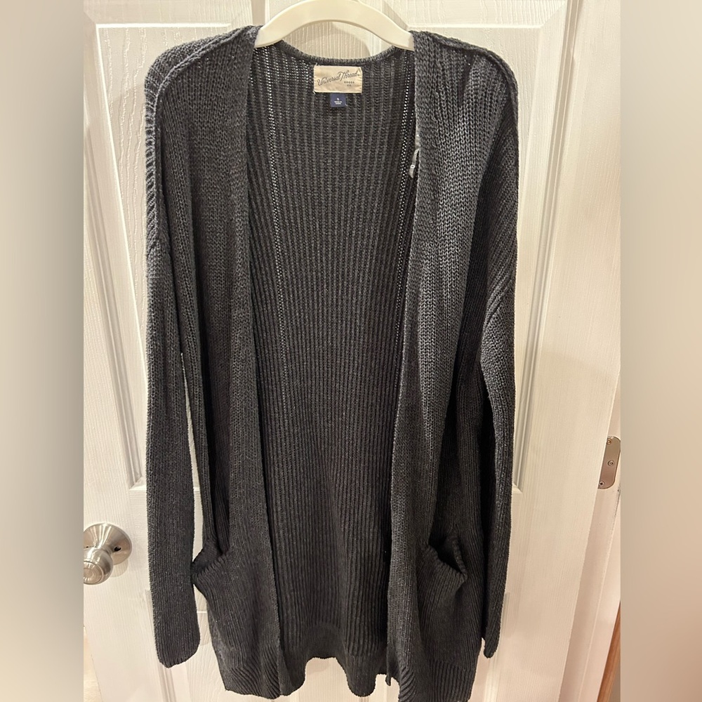 Target. Women’s small, black cardigan.